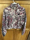 Adidas Women   s L Future Icons 3 Stripes 1 4 Zip Cropped Jacket Lknu 