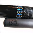 Crown Me Carbon Fiber Pool Cue Stick  12 5mm Tip Soft Grip Billiard Black Cc05f 