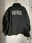 Black Security Patrol Jacket Xl Nylon  security  Front  patrol  Back