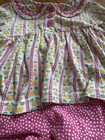 Vintage Circo Baby Dress Romper  Outfit 6m Flower Buttons