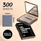 Blotting Papers For Face 300pcs Oil Blotting Sheets 1 Portable Box With Mirror  