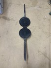 This Is A Vintage Cast-iron  Waffle Iron Or Wafer pizzelle Press 