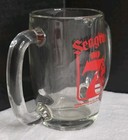 Vintage 1981 Seagram s 7 And 7-up Glass Double Handled Mug Euc Anchor Hocking
