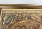 Gold Foil Blaeu Wall Map Of The World 1630 Nova Totivs Orbis Tabvla Framed 