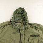 Vintage Us Army Jacket Mens Medium Short Green Field Coat Sateen Og-107 60s Usgi