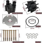 Sea Raw Water Pump Impeller Kit 807151a14 For Mercruiser Bravo 1 2 3 18-3150