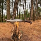 Custom Handmade Carbon Steel Blade Survival Bowie Knife   Hunting Knife Camping