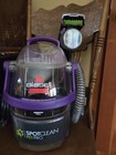 Bissell Spotclean Pet Pro Portable Spot Carpet Cleaner Purple black