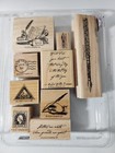 Letter s From Friends Rubber Stamp Set  9 Pieces 