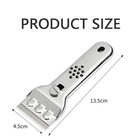 1pc Stainless Steel Cleaning Scraper With 5 Blades For Glass   Tile Surfaces