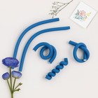 Mooerca 30pcs 9 45  Blue Flexible Rods Curlers Set For Short And Long Hair  No