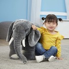 Giant Plush Elephant Lifelike Stuffed Animal 3  Feet Melissa   Doug Long