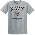 Usns Mercy  T-ah-19    Hospital  eagle shirt  Officially Licensed