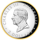 2026 Gilt High Relief Kookaburra 2oz  2 Silver Proof Coin  2000 Mintage 