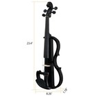     winter Special     electric Violin W Softshelled Hard Case  Wax   More 