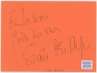 Luther Vandross   Sian Phillips Autographed Signed Album Page Amco Coa