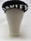 Oakley 5 Panel Cap Performance Running Hat Black white Striped One Size
