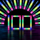 Party Spot  100 Pcs 18 5 Inch Foam Glow Sticks Bulk 4 Color Led Light Foam