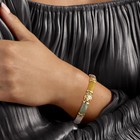 Ross-simons Good Fortune Jade Bracelet In 18kt Gold Over Sterling 2316873