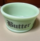 Mosser Glass Round Butter Dish With Lid Jade Green