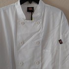 Nwt Dickies Classic Coats Donatello Long Sleeve Chef Top Size 5xl