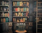 Dollhouse Miniature 4-volume Poetry Illustrated Leather Bound Book Set Artisan
