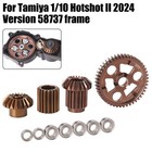 Metal Gear Front rear Gearbox Gear For Tamiya 1 10 Hotshot Ii 2024 4wd Rc Car