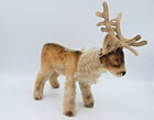 Vintage Steiff  renny  Reindeer  Mohair  Glass Eyes  Ear Button  tag  1950s 