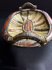 Beautiful Antique Chinese Bamboo Wood Tray With Leaves Design Handmade