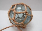 Authentic 3 1 4 Inch Japanese Netted Glass Float Ball Buoy  2 5c2325 