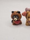 Vintage Bear Candles Pair Unused Small Birthday Cake Decor