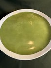 Vintage Mid Century Mcm Lagardo Tackett Tack Schmid Green Cake Stand Plate 