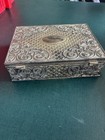 Godinger Silver Metal Velvet-lined Rectangle Jewelry Box Ring Organizer
