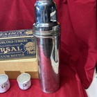 Antique Universal 1916 Genuine Vacuum Bottle With Original Box And Accessories