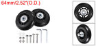 Replacement Luggage Wheels 64x24mm Suitcase Wheel Repair Kits