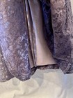 Vintage R m Richards Purple Floral Lace Off Shoulder Maxi Dress 