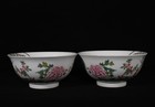 6 2 chinese Old Antiques The Qing Dynasty Yongzheng Year Flower Bird Pattern