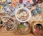 Costume Jewelry Lot 90pc 4lb Mixed Style Vtg now Gift Resale Wearable Bundle  j2
