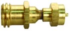 Jr Products 07-30205 Brass Lp Gas Adapter  1 -20 Female Thread To Male Qcc 