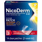  2 Pack  Nicoderm Cq Nicotine Patches To Help Stop Smoking 7mg Step 3 - 14 Count
