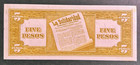 Philippines 1949  5 Pesos  P-135f  Grade  Uncirculated  Free Shipping