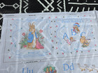 Vintage 1993 Beatrix Potter Peter Rabbit Abc Soft Book Fabric Panel - Cut   Sew