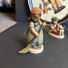 Mixed Lot Of 9 Vintage Goebel Hummel W  Germany Collectible Figurines   Trays