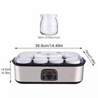 8 Jars Ultimate Probiotic Yogurt Maker With Temperature   Time Control