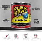 Flex Seal Liquid Rubber Sealant Coating  Waterproof  Black  16 Oz