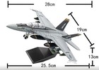 1 72 F a-18 Hornet Diecast Model Jet 26cm Us Navy Fighter Aircraft W  Stand