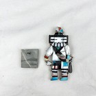 Large Zuni Inlay Kachina Pin Pendant With Stand