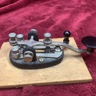 Vintage Speed-x Telegraph Morse Code Transmitting Key On Board