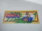 Rare Original Rally X Arcade Video Game Marquee Header Panel Oem Bally Midway