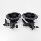 2 S-type Bowens Mount Speedlight Flash Brackets Softbox Holders Tilt Pair